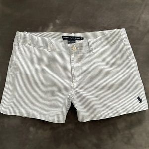 RALPH LAUREN Chambray/white Chino Short. Sz 8